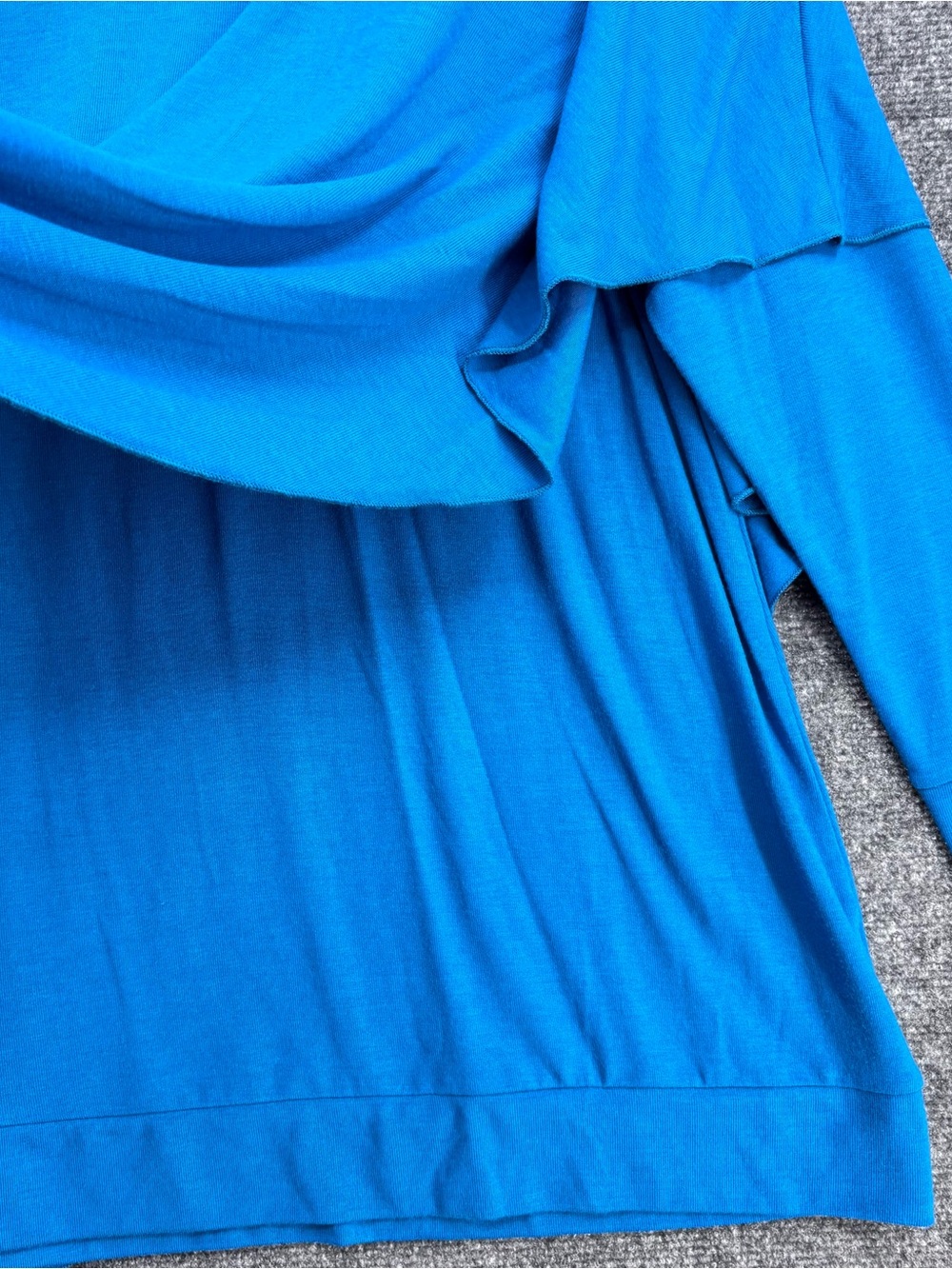 Soft Surroundings Mykonos Blue Madeline Drapey Tunic Top V Neck Women’s Plus 1X - Picture 7 of 10